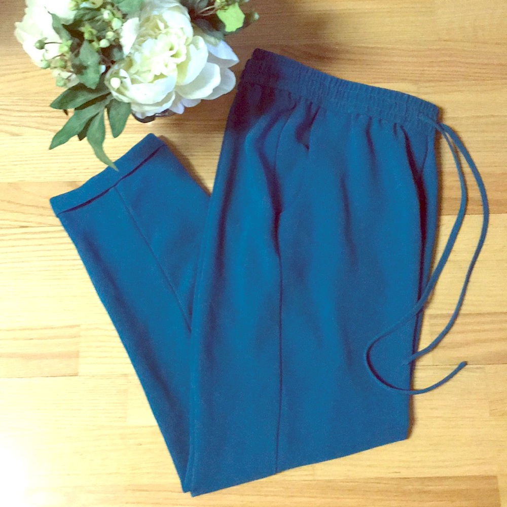 J. Crew • Dark Teal Jogger Pants, 0